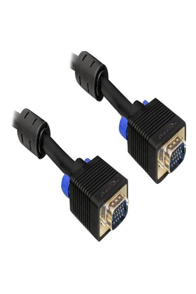 Delock VGA-kabel - HD-15 (VGA) (hane) till HD-15 (VGA) (hane) - 82556