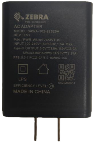 ZEBRA USB TYPE C POWER SUPPLY ADAPTOR