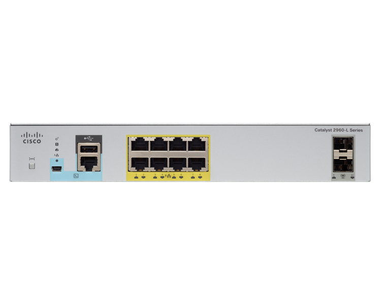 WS-C2960L-8PS-LL-NEW (Catalyst 2960L 8 port GigE with PoE, 2 x 1G SFP, LAN Lite ) - WS-C2960L-8PS-LL