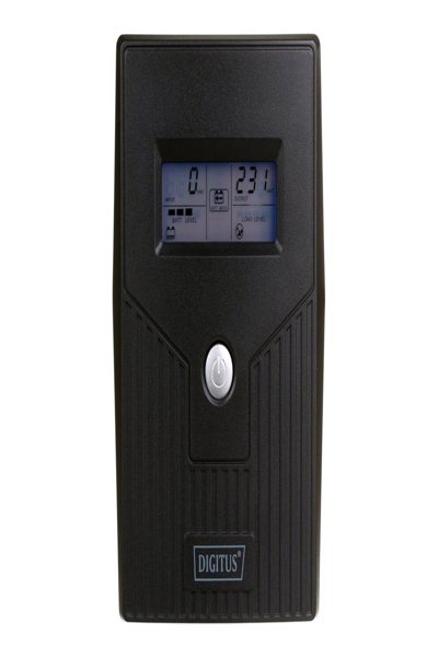 DIGITUS Line-Interactive LCD BASIC Uninterruptible PSU UPS - (Offline) UPS - 600 W - DN-170063-LCD-B