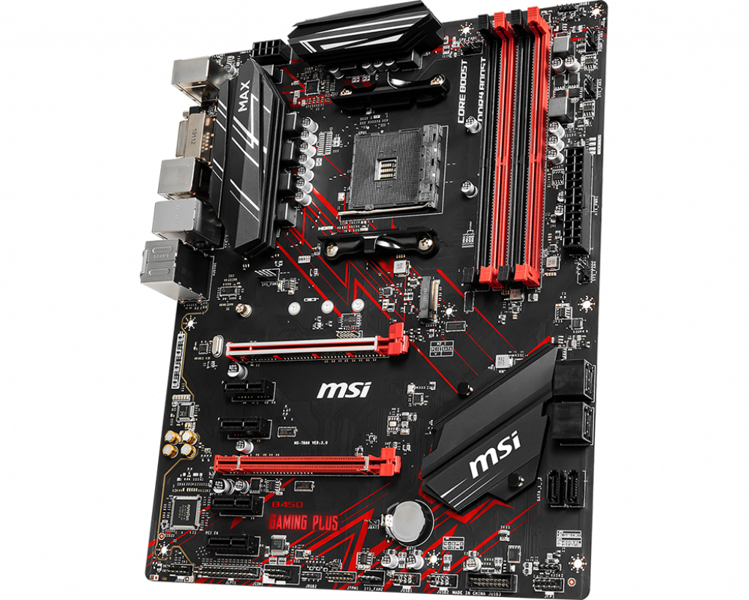 MSI B450 GAMING PLUS MAX - Motherboard - ATX - 7B86-016R