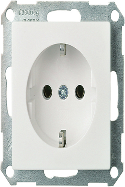 Schneider Electric 275004 Prise Pearl, type F, 2P+T, blanc