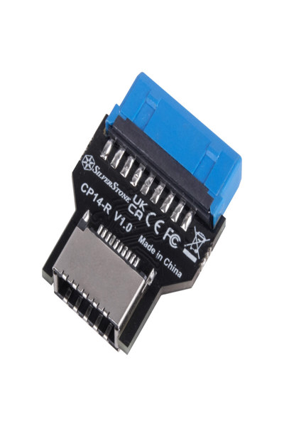 SilverStone CP14-R intern USB 3.0 auf 3.1 Typ C Frontpanel Adapter - Adapter - Digital - SST-CP14-R