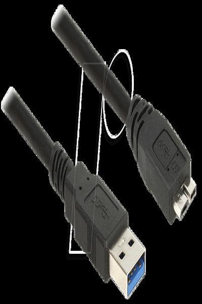 Delock 85076 - 5 m - USB A - Micro-USB B - USB 3.2 Gen 1 (3.1 Gen 1) - Male/Male - Black - 85076