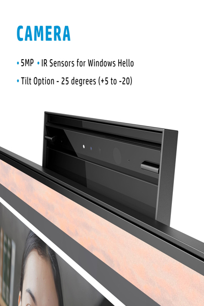HP E24MV G4 Conferencing Monitor: 24-inch (60.5 cm) conferencing monitor. - 169L0E9#ABU