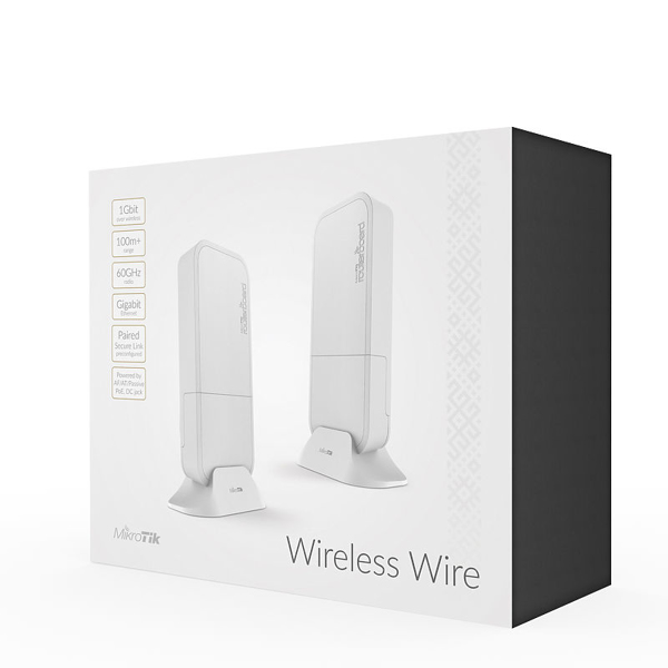 MikroTik RBWAPG-60ADKIT - Wireless bridge (pack of 2) - RBWAPG-60ADKIT
