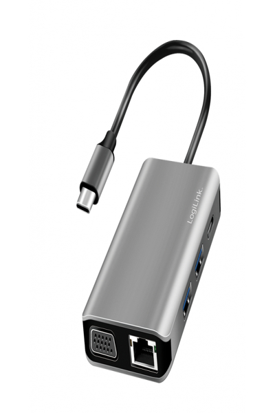 LogiLink USB-C dockningsstation 7-portar - UA0410