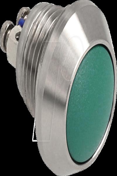 Delock 12mm Push Button Switch 2-Pin Screw Terminal - 22034