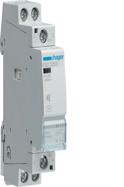 Hager ESC225S Gris 25A 230V