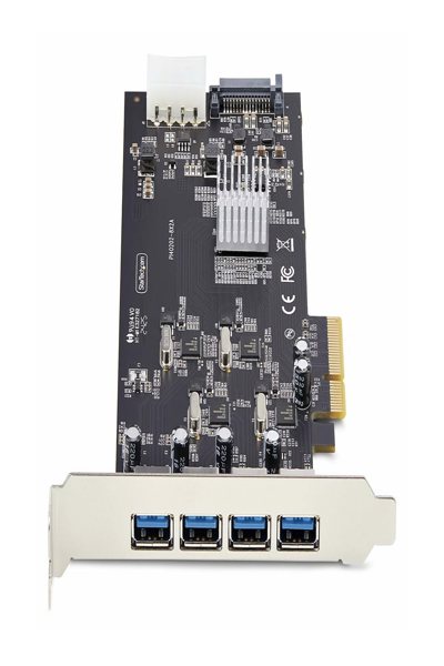 StarTech.com 4-portars USB-A PCIe-kort, USB 3.2 5 Gbps, 4x USB-kontroller - P5Q4A-USB-CARD