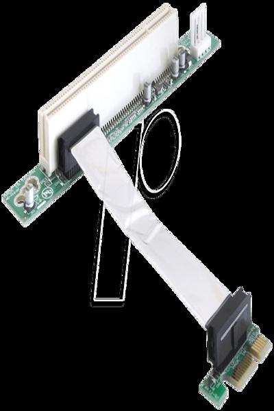 Delock Riser-kort PCI Express x1 > PCI 32-bitars 5 V med flexibel kabel - 41856