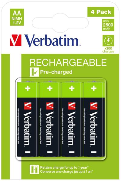 Verbatim Premium - Batterier 4 x AA / HR6 - 49517