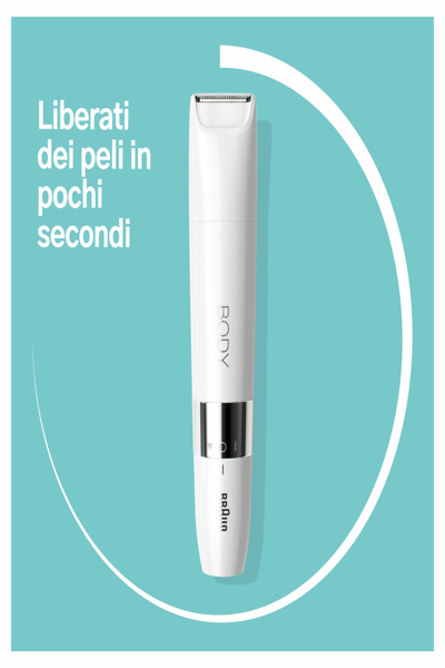 Braun BS1000 Nose and Ear Trimmer White Battery operated - 81722464