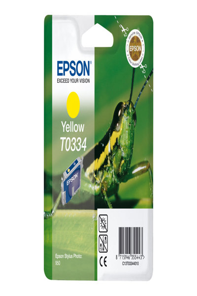 Epson Grasshopper Singlepack Yellow T0334 - Yellow - Pigment-based ink - 17 ml - 1 pc(s)