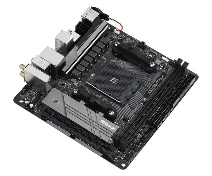 ASRock A520M-ITX/ac Mainboard Mini-ITX, socket AM4 - 90-MXBDG0-A0UAYZ