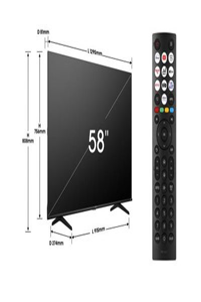 Téléviseur Hisense 58E77NQ 58 pouces série E7N
