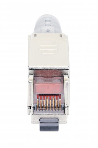 Intellinet Cat6a 10G Shielded Toolless RJ45 Modular Plug with Pull-ring Release - 790741