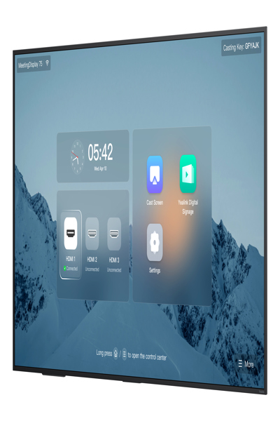 YEALINK MD75 MEETING DISPLAY 75 INCH - 1203691