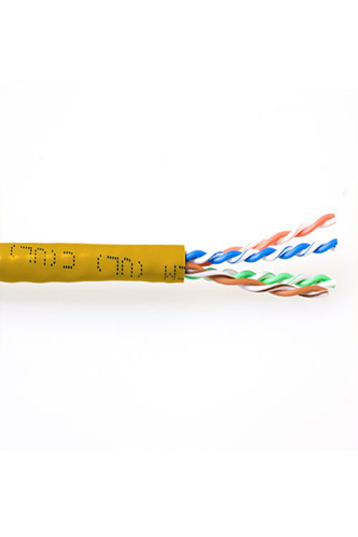 ACT CAT6A U/UTP PVC patch 305 m yellow - 305 m - Cat6a - U/UTP (UTP) - Yellow