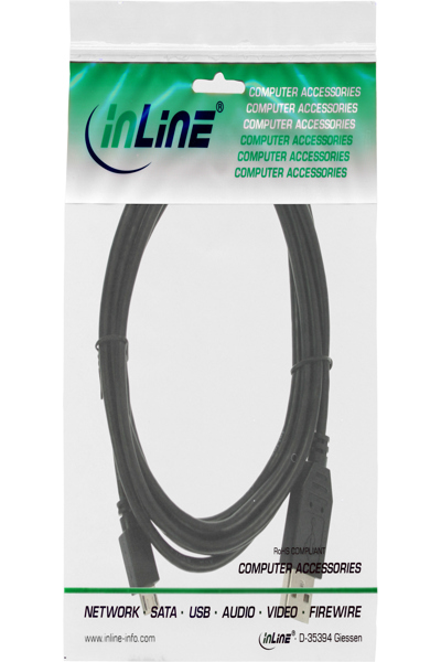 InLine Micro USB 2.0 cable Type A to Micro-B 5m - 31750