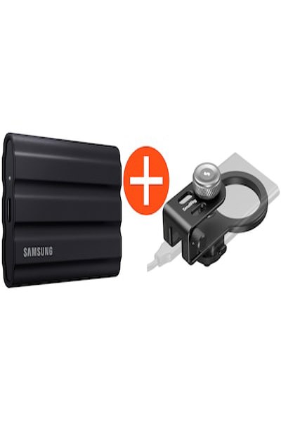 Samsung Portable SSD T7 Shield 1 TB USB 3.2 Gen2 Type-C Black PC/Mac incl.