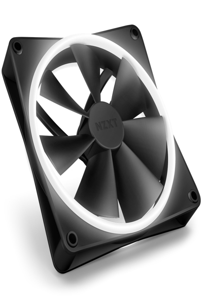 NZXT F140 RGB DUO Sort - RF-D14DF-B1