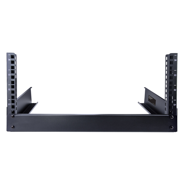 StarTech RK4OD Desktop Rack (4U, 2 Post Open Frame Rack, up to 30 kg, EIA-310, Freestanding) Black - Cabinet - Open Frame - 2 Posts - Desktop - Black - 4U - RK4OD