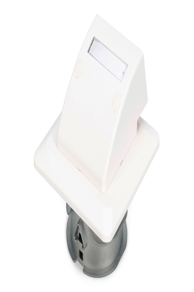 DIGITUS FTTH fiber optic flush-mounted wall outlet, for SC/LC adapter - DN-93201