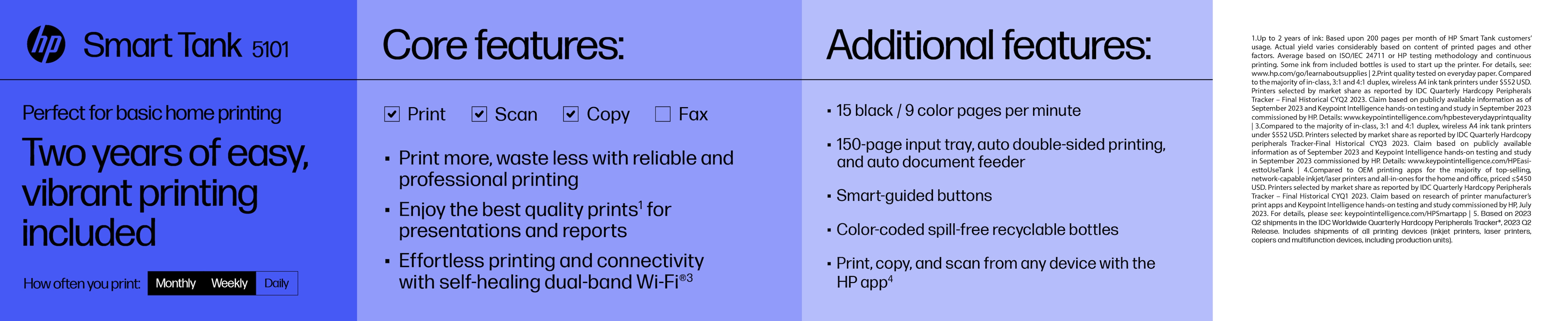 HP Printer Smart Tank 7006 All-in-One - Inkjet - Colored - 28B55A#BHC