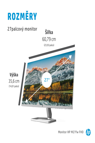 HP 27 L M27fw 27" bildskärm - 2H1A4AA#ABB