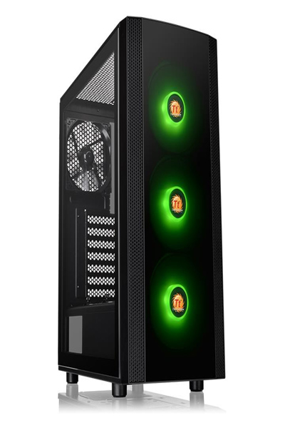 Thermaltake Versa J25 TG RGB Midi Tower PC Case - CA-1L8-00M1WN-01