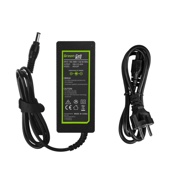 GREEN CELL PRO AC Adapter for Toshiba Satellite - AD25P