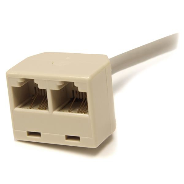 StarTech 2 to 1 RJ45 10/100 Mbit/s splitter cable adapter - St/Bu - network splitter - RJ-45 (M) to RJ-45 (W) - RJ45SPLITTER