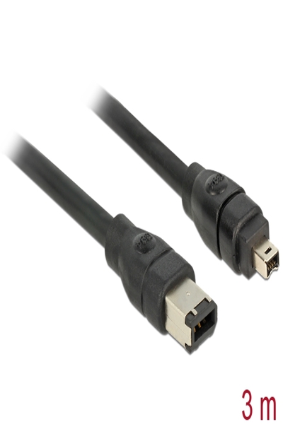 Delock IEEE 1394 cable - 6 PIN FireWire (M) to 4 PIN FireWire (M) - 82578
