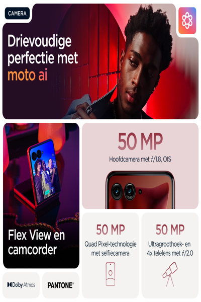Motorola Solutions razr 60 ultra 6.96" Dual SIM Android 15 USB Type-C 4700 - 512 GB - 4,700 mAh - PB8R0008PL