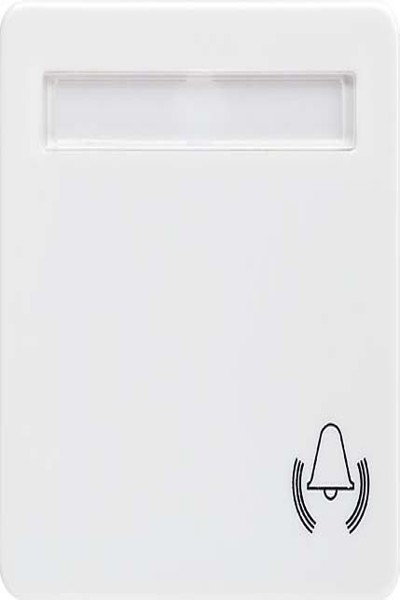 Schneider Electric 213134 Bascule avec symbole de sonnerie Blanc