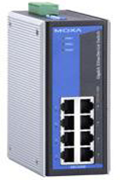 Moxa EDS-G308 - Unmanaged - Full duplex - EDS-G308