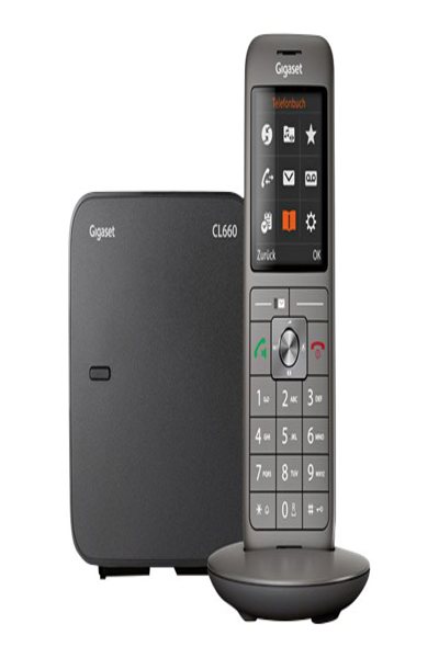 Gigaset CL 660 DECT Phone 400 Entries Anthracite/Black - S30852-H2804-B101