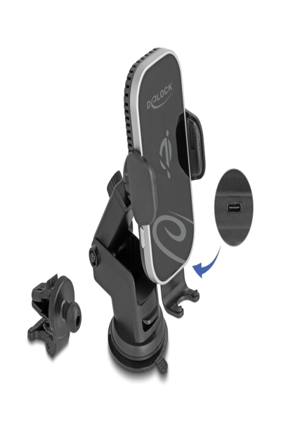 Delock Wireless Car Charger Smartphone Halterung u. KÃƒÂ¼hlung - 66939