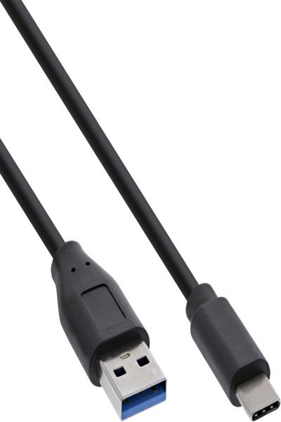 Câble USB 3.2 Gen. 1x2 InLine - USB-C mâle / USB-A mâle - noir - 0,3 m