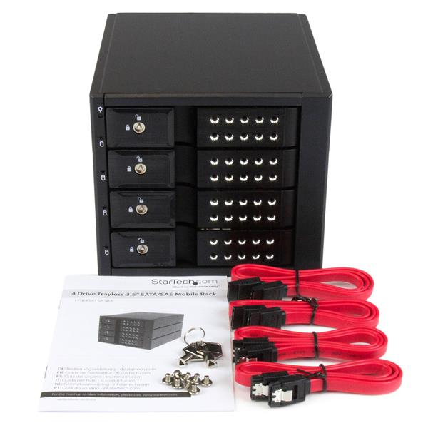 StarTech 4-Bay Mobile Rack Backplane - HSB4SATSASBA