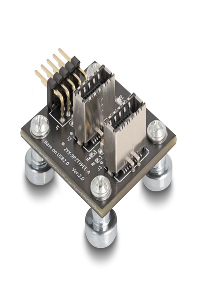 Kit adaptateur USB Delock - Connecteur USB 2.0 9 broches (M) vers USB Type E 20 broches (F) Clé A, coudé