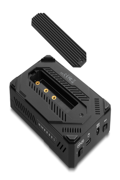 Delock lagringschassi - för 1 x M.2 NVMe SSD + 1 x 2,5" SATA SSD / HDD, USB Typ-C - 42020