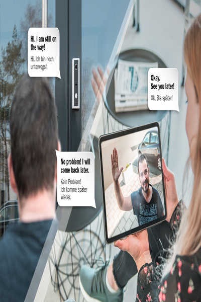 DIGITUS Smart Full HD-dörrklocka med PIR-rörelsesensor, batteridrift + röststyrning - DN-18650