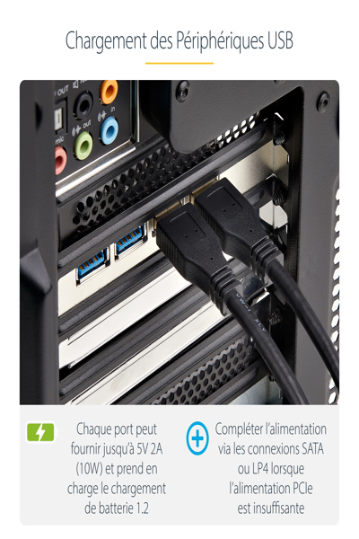 StarTech.com 4-portars USB-A PCIe-kort, USB 3.2 5 Gbps, 4x USB-kontroller - P5Q4A-USB-CARD
