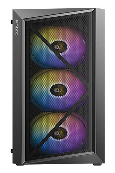 Antec AX67 ARGB Mid Tower Gaming Bl - Midi/Minitower - Mini tower - 0-761345-10207-0