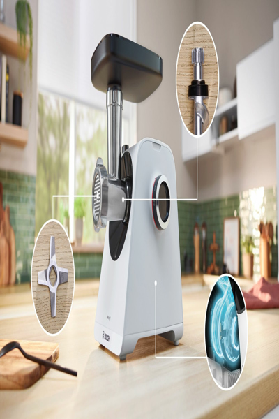 Bosch MFWS420W Fleischwolf Multi Power Serie 4 weiÃƒÅ¸ - MFWS420W