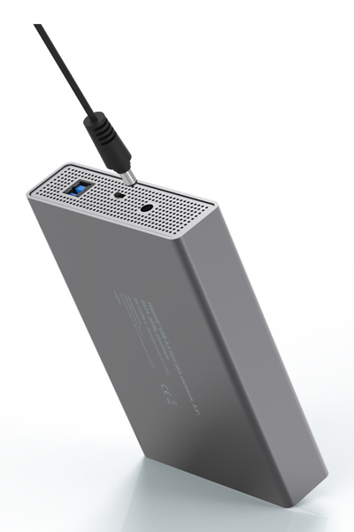 DIGITUS Hard Drive Enclosure USB3.0 3.5" SATA Aluminum - DA-71106-1