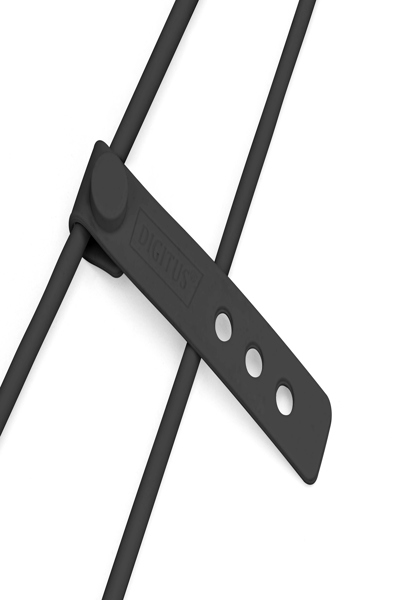 DIGITUS Lightning silikon anslutningskabel, USB-A - Lightning 2m, svart - AK-600108-020-S