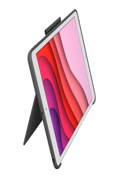 Logitech Combo Touch - QWERTY - Danish - Finnish - Norwegian - Swedish - Touchpad - 1.8 cm - 1 mm - Apple - 920-011440